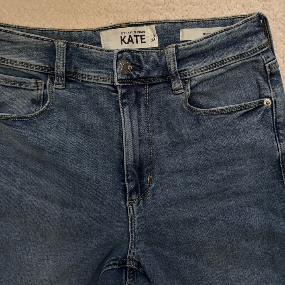 Dynamite High Rise Skinny Jeans Size 2 - Picture 3 of 5